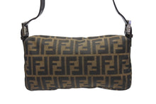 Load image into Gallery viewer, FENDI フェンディ ハンドバッグ ズッカ柄 マンマバケット ブラウン キャンバス レザー 26424 シルバー金具 美品 中古 4b005301
