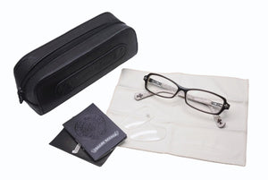 極美品 CHROME HEARTS クロムハーツ COOZE-A 伊達眼鏡 アイウェア サイズ53□14-140 CHプラス CHクロス ダークブラウン 中古 4b005305
