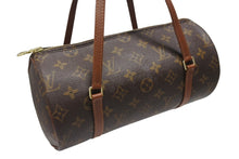 Load image into Gallery viewer, LOUIS VUITTON ルイヴィトン パピヨン26 ハンドバッグ M51386 モノグラム PVC レザー ブラウン ゴールド金具 美品 中古 4b005306