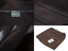 Load image into Gallery viewer, CELINE セリーヌ マカダム柄 ワンショルダーバッグ ベージュ ハンドバッグ キャンバス レザー ロゴ ゴールド金具 美品 中古 4b005307