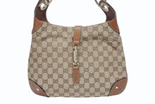 Load image into Gallery viewer, 極美品 GUCCI グッチ ハンドバッグ ワンショルダーバッグ 120888 GGキャンバス レザー ベージュ ゴールド金具 中古 4b005308