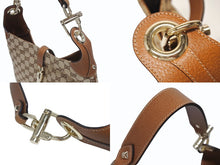 Load image into Gallery viewer, 極美品 GUCCI グッチ ハンドバッグ ワンショルダーバッグ 120888 GGキャンバス レザー ベージュ ゴールド金具 中古 4b005308