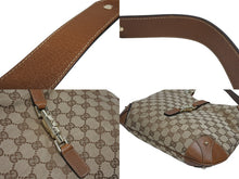 Load image into Gallery viewer, 極美品 GUCCI グッチ ハンドバッグ ワンショルダーバッグ 120888 GGキャンバス レザー ベージュ ゴールド金具 中古 4b005308