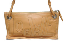 Load image into Gallery viewer, 極美品 LOEWE ロエベ アナグラム ミニトートバッグ ショルダーバッグ 310602 レザー ブラウン シルバー金具 中古 4b005322