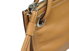 Load image into Gallery viewer, 極美品 LOEWE ロエベ アナグラム ミニトートバッグ ショルダーバッグ 310602 レザー ブラウン シルバー金具 中古 4b005322