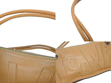 Load image into Gallery viewer, 極美品 LOEWE ロエベ アナグラム ミニトートバッグ ショルダーバッグ 310602 レザー ブラウン シルバー金具 中古 4b005322