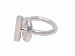 極美品 HERMES エルメス Echappee エシャペ リング 指輪 重量約9.9g Ag925刻印 サイズ51 10.5号 シルバ−925 中古 4b005333