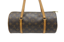 Load image into Gallery viewer, LOUIS VUITTON ルイヴィトン パピヨン30 モノグラムキャンバス ハンドバッグ 旧型 筒形 M51385 ブラウン 美品 中古 4b005335