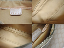 Load image into Gallery viewer, CELINE セリーヌ ワンショルダーバッグ ホーボー ミニハンドバッグ アクセサリーポーチ マカダム柄 ベージュ 美品 中古 4b005336