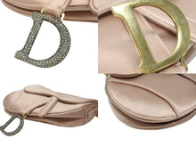 Load image into Gallery viewer, 極美品 CHRISTIAN DIOR クリスチャンディオール サドル ソフトバッグ M0465CBUW M59M 2025SS サテン ラインストーン ピンク 中古 4b005337