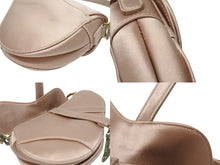 Load image into Gallery viewer, 極美品 CHRISTIAN DIOR クリスチャンディオール サドル ソフトバッグ M0465CBUW M59M 2025SS サテン ラインストーン ピンク 中古 4b005337