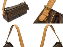Load image into Gallery viewer, 極美品 LOUIS VUITTON ルイヴィトン ヴィバシテMM ハンドバッグ ワンショルダーバッグ M51164 モノグラム PVC ブラウン 中古 4b005338