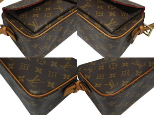 極美品 LOUIS VUITTON ルイヴィトン ヴィバシテMM ハンドバッグ ワンショルダーバッグ M51164 モノグラム PVC ブラウン 中古 4b005338