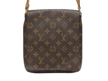 Load image into Gallery viewer, 極美品 LOUIS VUITTON ルイヴィトン モノグラム ミュゼットサルサ ショルダーバッグ M51387 ブラウン ゴールド金具 中古 4b005343