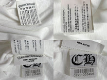 Load image into Gallery viewer, CHROME HEARTS クロムハーツ 半袖Tシャツ サイズM ヴァインダガー ホースシュー グラデーション ホワイト 美品 中古 4b005348
