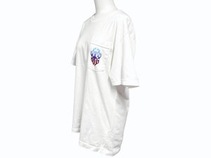 CHROME HEARTS クロムハーツ 半袖Tシャツ サイズM ヴァインダガー ホースシュー グラデーション ホワイト 美品 中古 4b005348