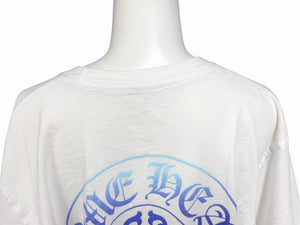 CHROME HEARTS クロムハーツ 半袖Tシャツ サイズM ヴァインダガー ホースシュー グラデーション ホワイト 美品 中古 4b005348