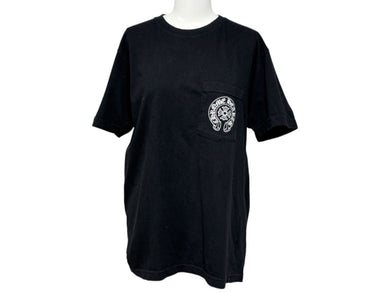 CHROME HEARTS クロムハーツ 半袖Tシャツ サイズM CHプラス ホースシュー プリント ブラック ホノルル限定 美品 中古 4b005349