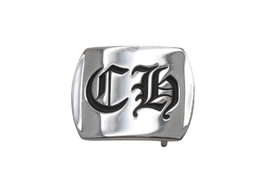 CHROME HEARTS クロムハーツ BUCKLE MILITARY CH ミリタリーバックル CHロゴ 重量約117.0g 2000/.925刻印 シルバー925 美品 中古 4b005350