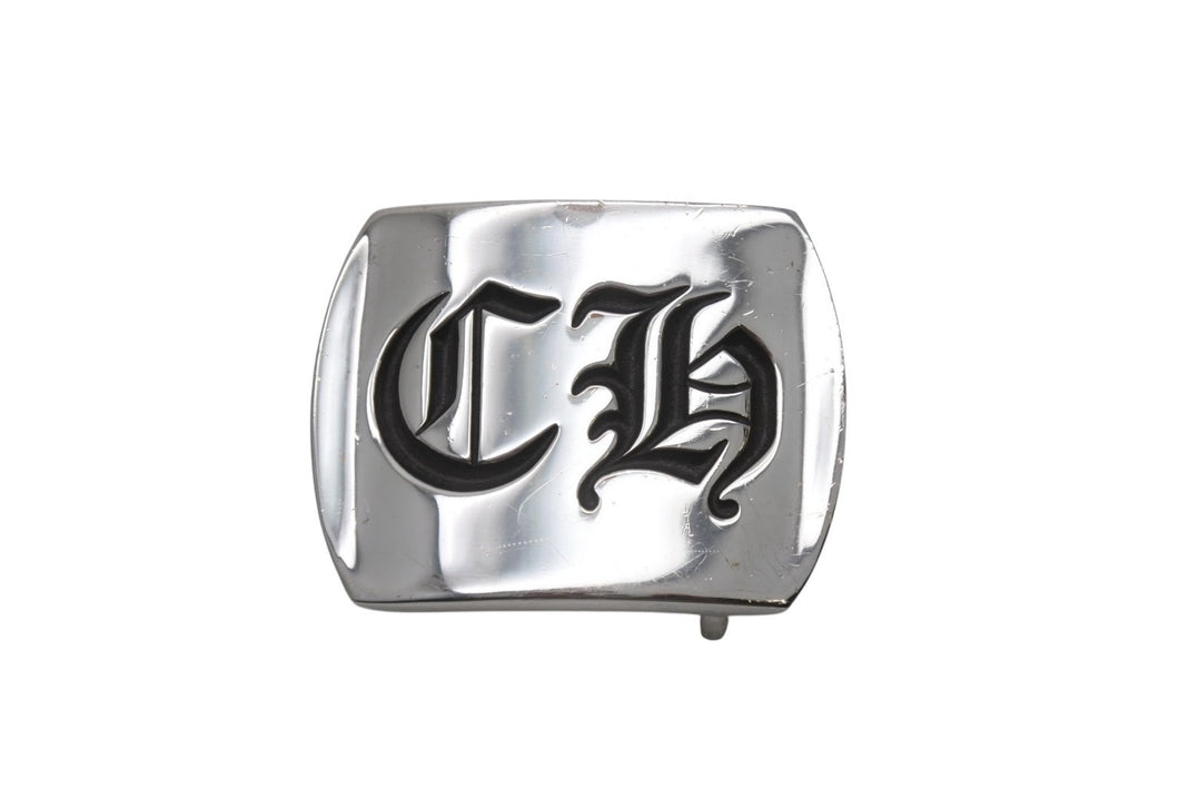 CHROME HEARTS クロムハーツ BUCKLE MILITARY CH ミリタリーバックル CHロゴ 重量約117.0g 2000/.925刻印 シルバー925 美品 中古 4b005350