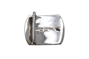 CHROME HEARTS クロムハーツ BUCKLE MILITARY CH ミリタリーバックル CHロゴ 重量約117.0g 2000/.925刻印 シルバー925 美品 中古 4b005350