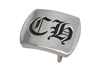 Load image into Gallery viewer, CHROME HEARTS クロムハーツ BUCKLE MILITARY CH ミリタリーバックル CHロゴ 重量約117.0g 2000/.925刻印 シルバー925 美品 中古 4b005350
