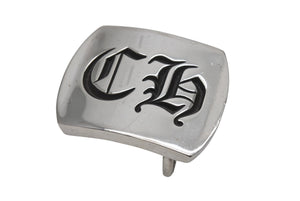 CHROME HEARTS クロムハーツ BUCKLE MILITARY CH ミリタリーバックル CHロゴ 重量約117.0g 2000/.925刻印 シルバー925 美品 中古 4b005350