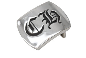 CHROME HEARTS クロムハーツ BUCKLE MILITARY CH ミリタリーバックル CHロゴ 重量約117.0g 2000/.925刻印 シルバー925 美品 中古 4b005350