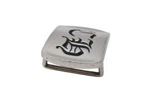 CHROME HEARTS クロムハーツ BUCKLE MILITARY CH ミリタリーバックル CHロゴ 重量約117.0g 2000/.925刻印 シルバー925 美品 中古 4b005350