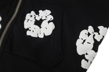 Load image into Gallery viewer, 新品同様 DENIM TEARS デニムティアーズ ジップアップパーカー キッズ RN162838 ブラック コットン サイズ4Y 中古 4b005354
