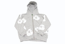 Load image into Gallery viewer, 新品同様 DENIM TEARS デニムティアーズ ジップアップパーカー キッズ RN162838 グレー コットン サイズ4Y 中古 4b005356