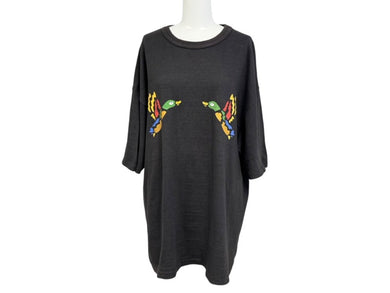 HUMAN MADE ヒューマンメイド カモ Tシャツ JAPAN製 コットン ブラック マルチカラー XXL 美品 中古 4b005365