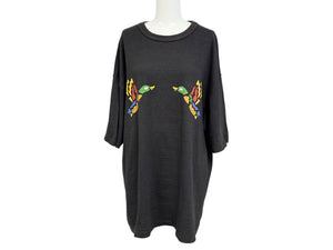 HUMAN MADE ヒューマンメイド カモ Tシャツ JAPAN製 コットン ブラック マルチカラー XXL 美品 中古 4b005365