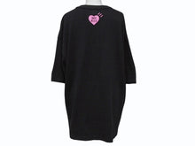 Load image into Gallery viewer, HUMAN MADE ヒューマンメイド 原宿限定 HEART T-SHIRT 日本製 コットン ブラック ピンク サイズ2XL 美品 中古 4b005367