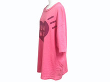 Load image into Gallery viewer, HUMAN MADE ヒューマンメイド HEART T-SHIRT 日本製 コットン ハート ピンク サイズ2XL 美品 中古 4b005368