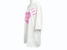 Load image into Gallery viewer, HUMAN MADE ヒューマンメイド 23AW 原宿限定 HEART T-SHIRT 日本製 コットン ホワイト ピンク サイズ2XL 美品 中古 4b005369