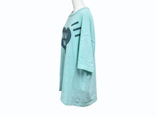 Load image into Gallery viewer, HUMAN MADE ヒューマンメイド 半袖Tシャツ HEART ハート コットン ターコイズブルー サイズ2XL 美品 中古 4b005370
