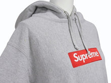 Load image into Gallery viewer, Supreme シュプリーム ボックスロゴフーディー RN101837 コットン ポリエステル グレー サイズM 美品 中古 4b005376