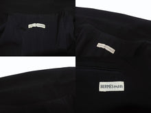 Load image into Gallery viewer, 極美品 HERMES エルメス マルジェラ期 ノースリーブ テーラードジャケット サイズ40 ウール スパンデックス ブラック 中古 4b005377