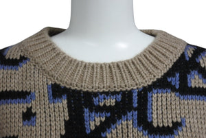 極美品 Christian Dior クリスチャンディオール 22SS ニットベスト 283M654AT357 サイズL カクタスジャック TRAVIS SCOTT 中古 4b005378