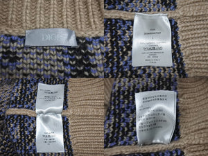 極美品 Christian Dior クリスチャンディオール 22SS ニットベスト 283M654AT357 サイズL カクタスジャック TRAVIS SCOTT 中古 4b005378
