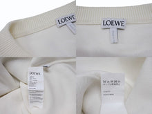 Load image into Gallery viewer, LOEWE ロエベ 24AW ANAGRAM POCKET SWEATER アナグラム アナグラム ポケット セーター H526Y14KDK ホワイト サイズXL 美品 中古 4b005379