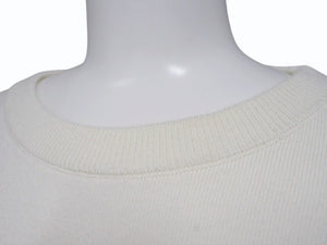 LOEWE ロエベ 24AW ANAGRAM POCKET SWEATER アナグラム アナグラム ポケット セーター H526Y14KDK ホワイト サイズXL 美品 中古 4b005379