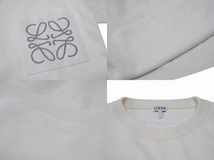 LOEWE ロエベ 24AW ANAGRAM POCKET SWEATER アナグラム アナグラム ポケット セーター H526Y14KDK ホワイト サイズXL 美品 中古 4b005379