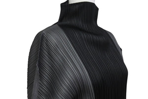 極美品 ISSEY MIYAKE イッセイミヤケ PLEATS PLEASE プリーツプリーズ 長袖トップス PP63-JK404 サイズF ハイネック 中古 4b005380