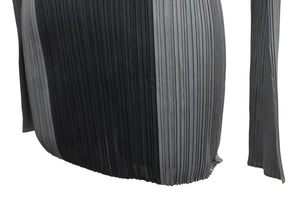 極美品 ISSEY MIYAKE イッセイミヤケ PLEATS PLEASE プリーツプリーズ 長袖トップス PP63-JK404 サイズF ハイネック 中古 4b005380