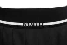 画像をギャラリービューアに読み込む, 極美品 MIUMIU ミュウミュウ クレープデシンプリーツミディスカート プリーツロングスカート MG1937 サイズ38 ブラック 中古 4b005383 