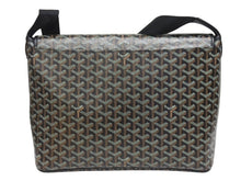Load image into Gallery viewer, 極美品 GOYARD ゴヤール カペシアン MM メッセンジャー ショルダーバッグ ゴヤールディンキャンバス シュヴロッシュカーフスキン ブラック 中古 4b005395
