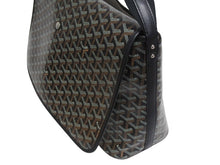 Load image into Gallery viewer, 極美品 GOYARD ゴヤール カペシアン MM メッセンジャー ショルダーバッグ ゴヤールディンキャンバス シュヴロッシュカーフスキン ブラック 中古 4b005395