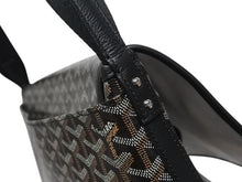 Load image into Gallery viewer, 極美品 GOYARD ゴヤール カペシアン MM メッセンジャー ショルダーバッグ ゴヤールディンキャンバス シュヴロッシュカーフスキン ブラック 中古 4b005395